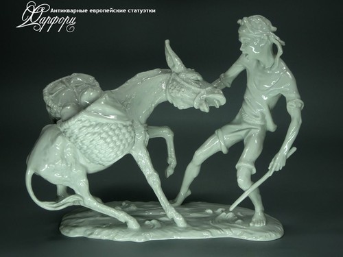 Купить фарфоровые статуэтки Alka Kunst, Упрямый ослик, Германия
